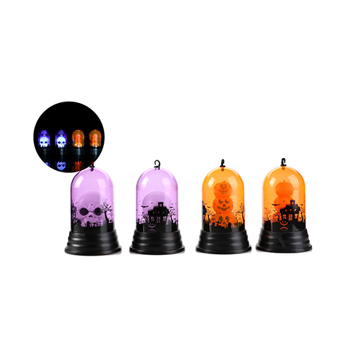 LUMINARIA LED HALLOWEEN 10CM UN SILVER