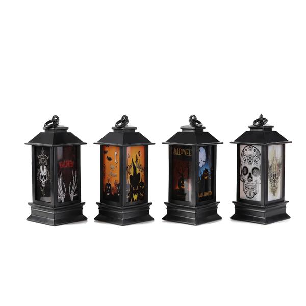 LUMINARIA LED HALLOWEEN 13CM UN SILVER