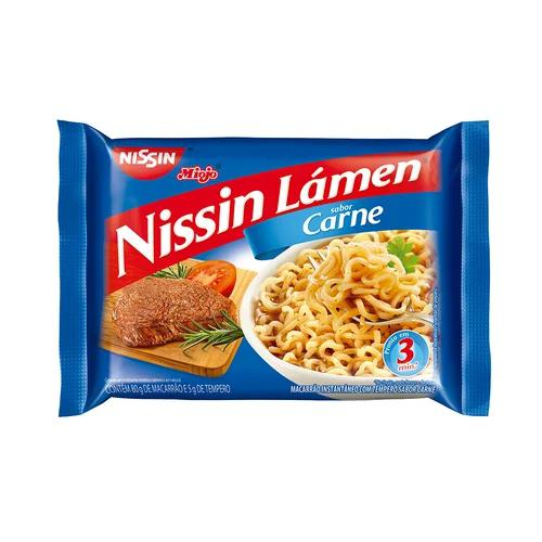MACARRAO INSTANTANEO CARNE 85G NISSIN