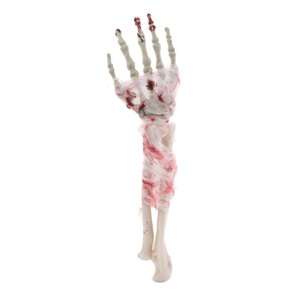 MAO ESQUELETO HALLOWEEN UN SILVER