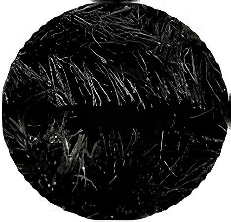 MARABU TECIDO 50MM PRETO 1,50MT UN PONTO DAS FESTAS