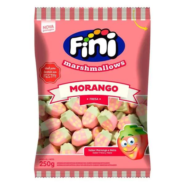 MARSHMALLOW MORANGO 250G FINI