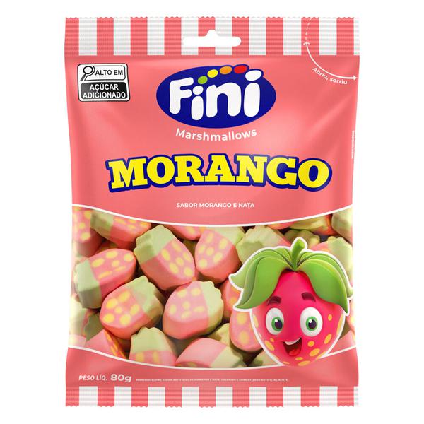 MARSHMALLOW MORANGO 80G FINI