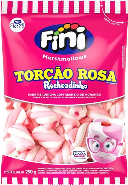 MARSHMALLOW TORCAO ROSA  RECHEADO 250G FINI
