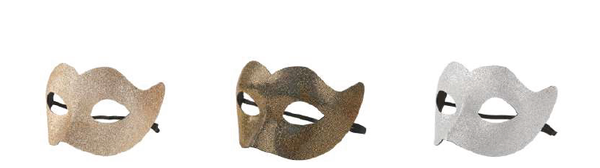 MASCARA CARNAVAL DIVERSOS REF .HC008  UN SILVER