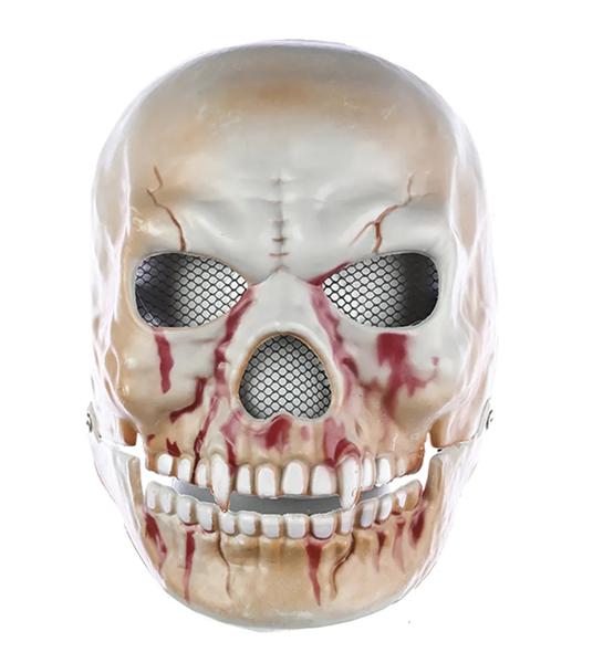 MASCARA CAVEIRA VAMPIRO MANDIBULA ARTICULADA UN CROMUS