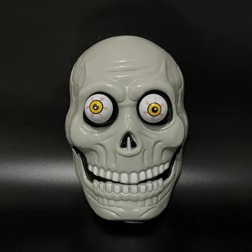 MASCARA OLHO COM MOLA HALLOWEEN CAVEIRA UN BPG