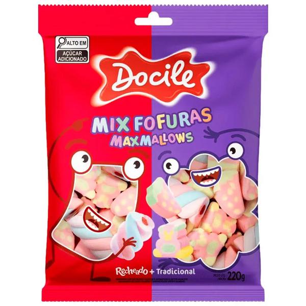 MAXMALLOWS MIX FOFURAS 220G DOCILE 81415
