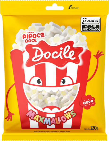 MAXMALLOWS PIPOCA 220G DOCILE 78