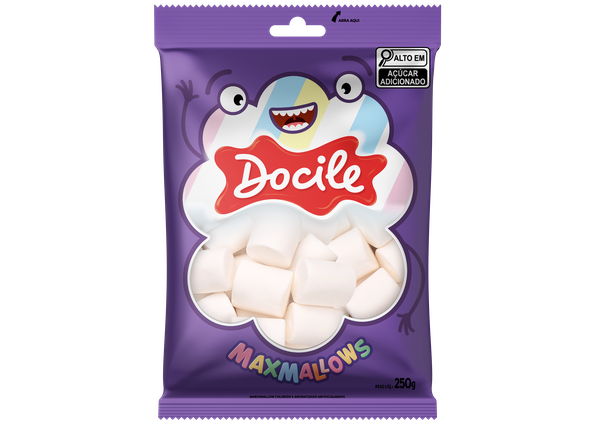 MAXMALLOWS TUBO BRANCO BAUN 250G DOCILE 8941