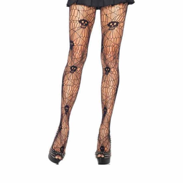 MEIA CALÇA REDE DESENHOS HALLOWEEN UN BPG