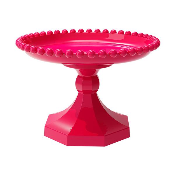 MINI BOLEIRA REDONDA PEROLA 15CM MAGENTA UN PRODUFEST