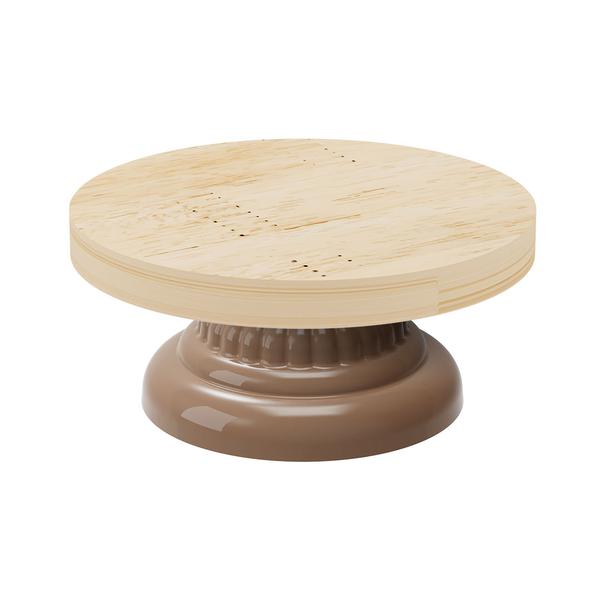 MINI BOLEIRA RUSTICA 12CM MARROM COM PE LAPIDADO UN PRODUFEST