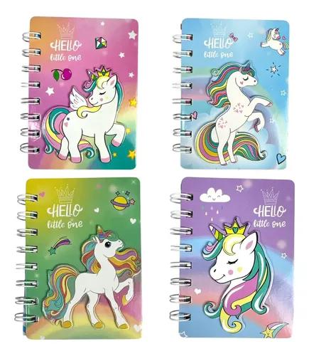 MINI CADERNO 3D UNICORNIO 9X12CM UN PONTO DAS FESTAS
