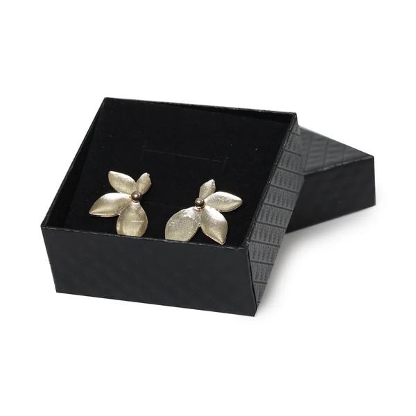 MINI CAIXA RIGIDA PARA JOIAS PRETA 7,3X7,3X3CM UN CROMUS