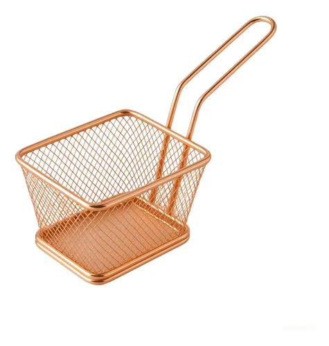 MINI CESTO PARA PETISCO ROSE GOLD UN CONFEITUDO