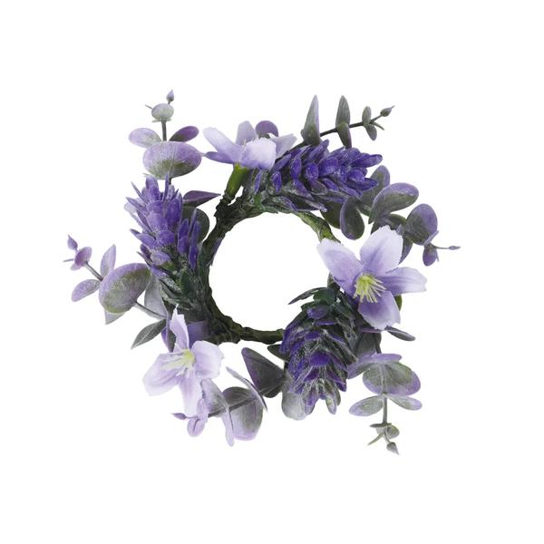 MINI GUIRLANDA LAVANDA VRD/ROXO 11,5CM UN CROMUS