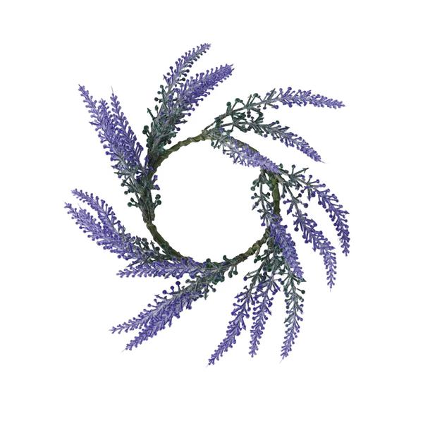 MINI GUIRLANDA LAVANDA VRD/ROXO 18CM UN CROMUS