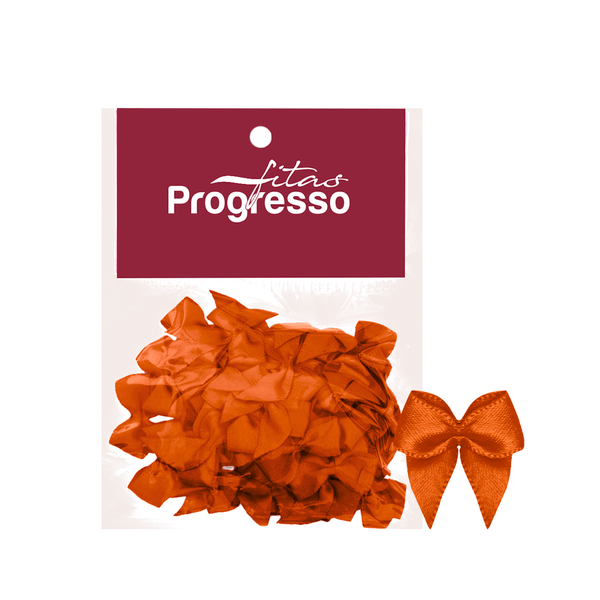 MINI LACO CETIM 10MM COR 066 LARANJA 50UN PROGRESSO