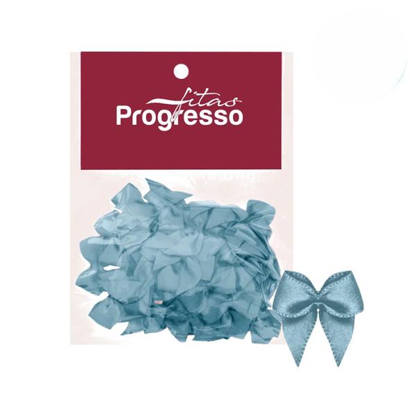 MINI LACO CETIM 10MM COR 212 AZUL BEBE 50UN PROGRESSO