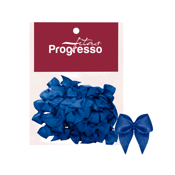 MINI LACO CETIM 10MM COR 214 AZUL ROYAL 50UN PROGRESSO