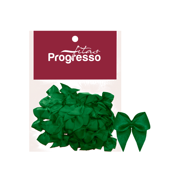 MINI LACO CETIM 10MM COR 217 VERDE BANDEIRA 50UN PROGRESSO