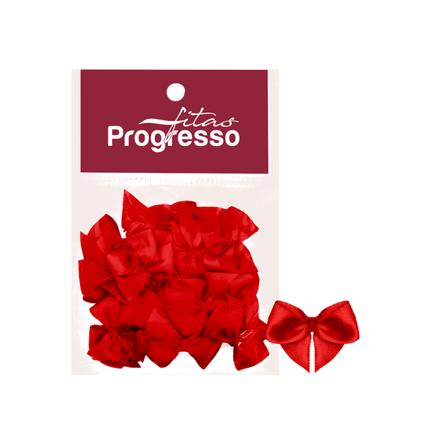 MINI LACO CETIM 15MM COR 209 VERMELHO20UN PROGRESSO