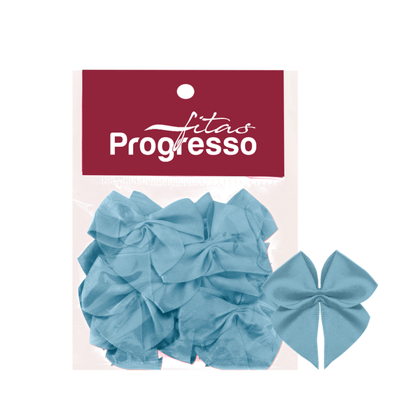 MINI LACO CETIM 22MM COR 212 AZUL BEBE 12UN PROGRESSO