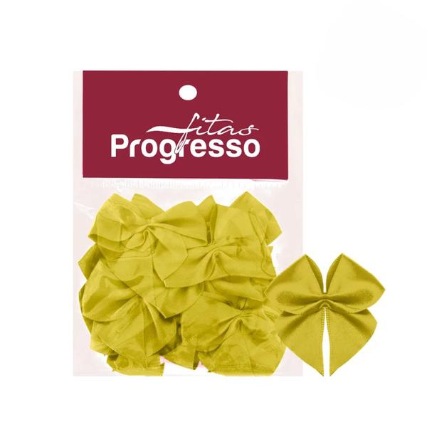 MINI LACO CETIM 22MM COR 242 AMARELO CANÁRIO 12UN PROGRESSO