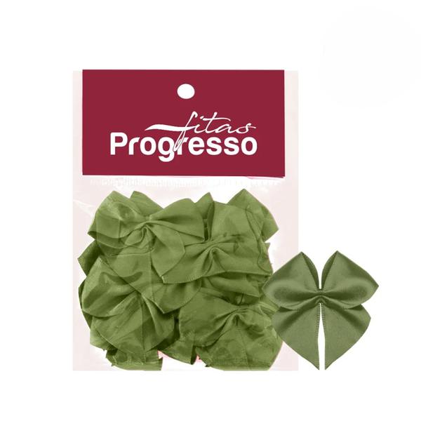 MINI LACO CETIM 22MM COR 249 VERDE MILITAR UN PROGRESSO