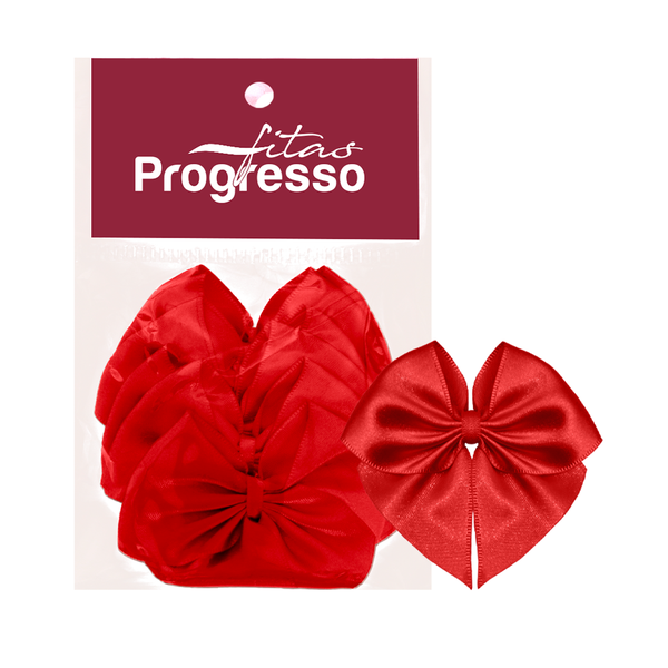 MINI LACO CETIM 38MM COR 209 VERMELHO 06UN PROGRESSO