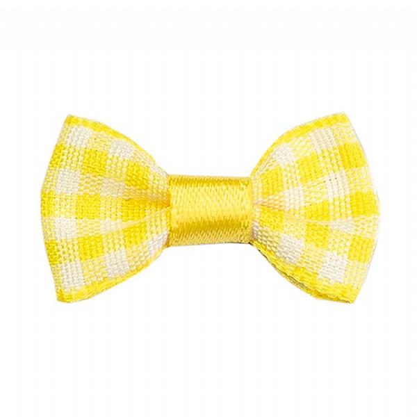 MINI LACO XADREZ AMARELO 10UN HALLEY
