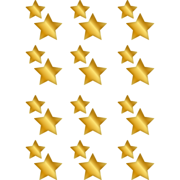 MINI PERSONAGEM ESTRELAS DOURADO ANO NOVO 24UN REGINA