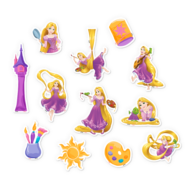 MINI PERSONAGEM RAPUNZEL 12UN REGINA
