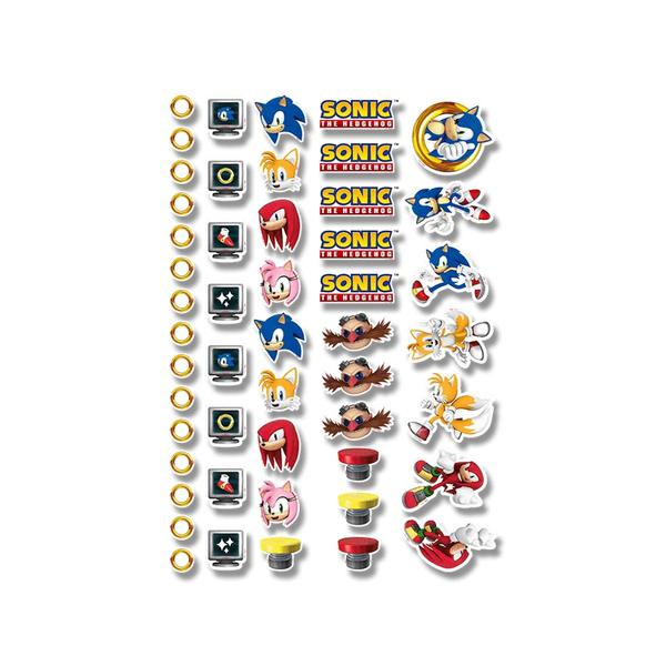 MINI PERSONAGENS DECORATIVO SONIC 50UN REGINA