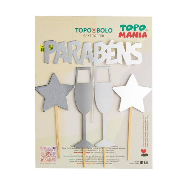 MINI TOPO TACAS PRATA UN TOPO MANIA