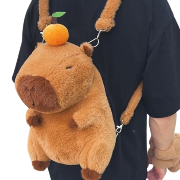 MOCHILA CAPIVARA PELUCIA REF.CH2542 UN SUNN TOYS
