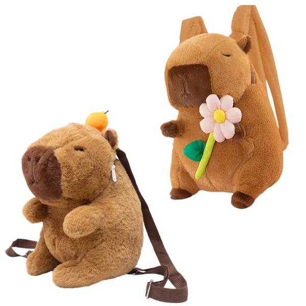 MOCHILA CAPIVARA PELUCIA REF.CH2542 UN SUNN TOYS