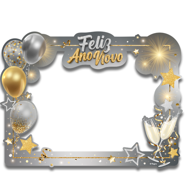 MOLDURA PARA FOTO ANO NOVO UN REGINA