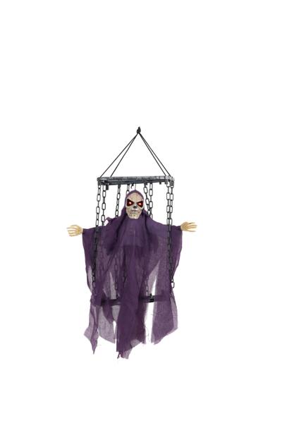 MUMIA FANTASMA HALLOWEEN LUZ, SOM E MOVIMENTO MOD.H252 UN SILVER