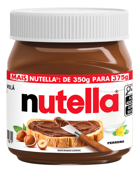 NUTELLA CREME DE AVELA 375G FERRERO
