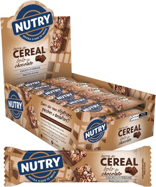 NUTRY BOLO CHOCOLATE 24UN NUTRIMENTAL