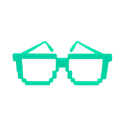 OCULOS ATARI BRILHA NO ESCURO UN FESTA CHIC