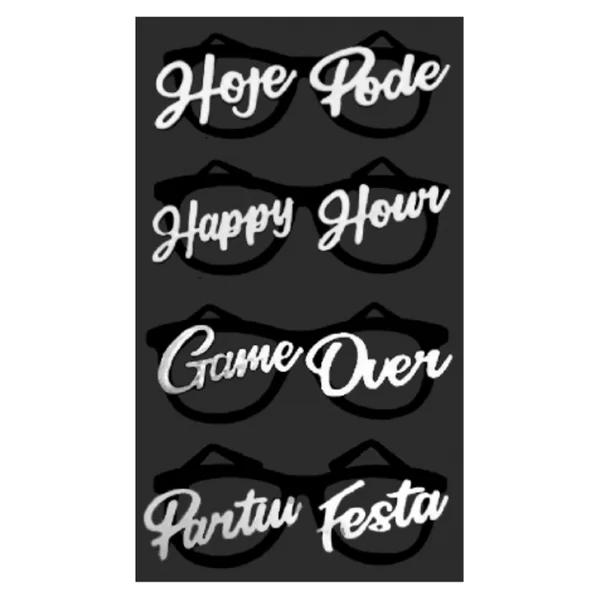 OCULOS BLACK RELEVO  UN FESTA CHIC