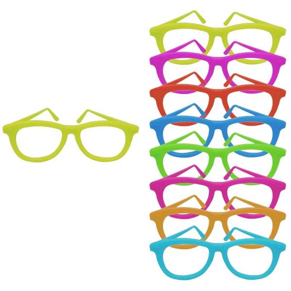OCULOS NERD NEON LUZ NEGRA UN FESTA CHIC