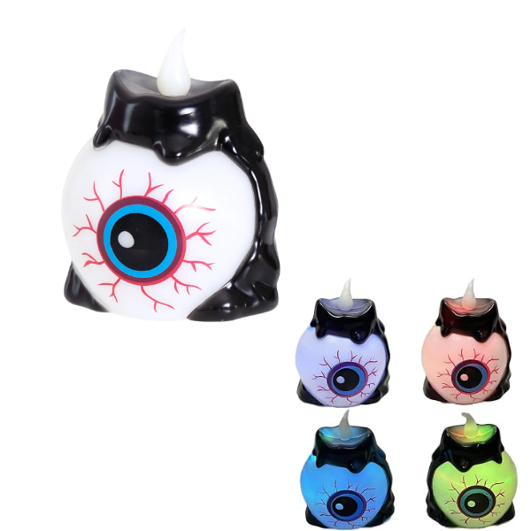 OLHO LED HALLOWEEN MOD.H487 UN SILVER