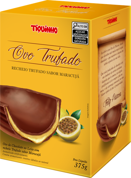 OVO 375G TRUFADO MARACUJA TIQUINHO