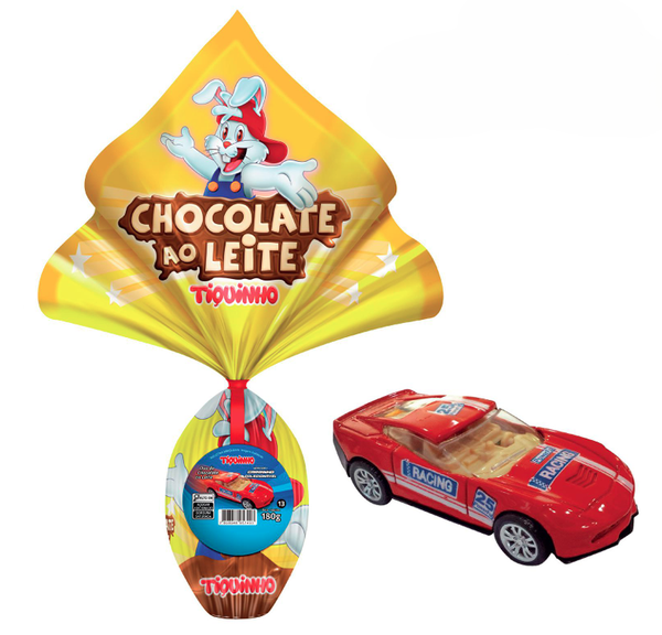 OVO Nº13 180G AO LEITE COM CARRINHO TIQUINHO