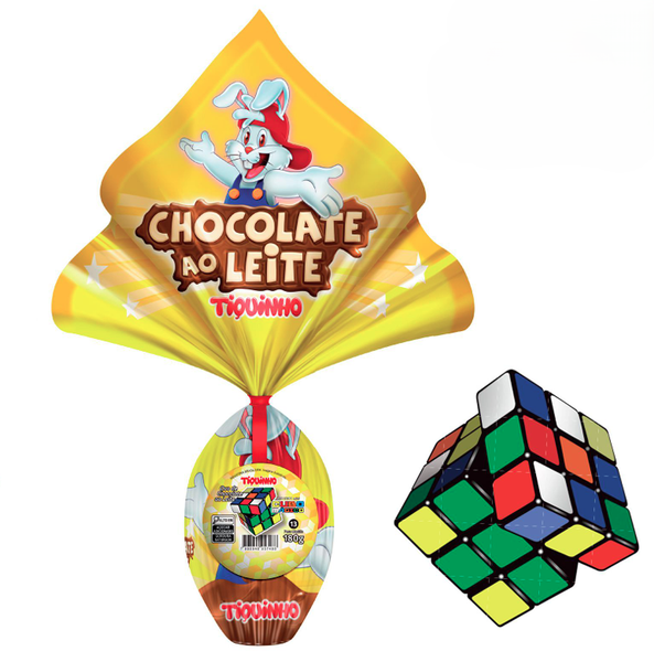 OVO Nº13 180G AO LEITE CUBO MAGICO TIQUINHO