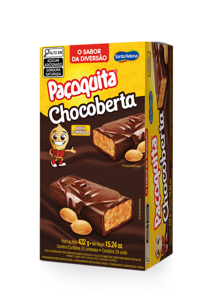 PACOCA COBERTA CHOCOLATE CHOCOLATE 24UN SANTA HELENA